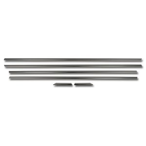 Volkswagen Jetta Window Trim - Omac - S.Steel - Gloss Dark - 2011-2018